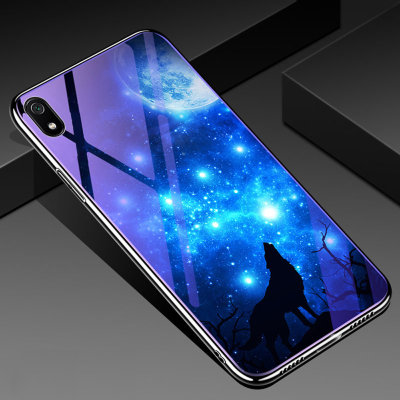 Накладка TPU + Glass Violet для Xiaomi Redmi 7A — eCase