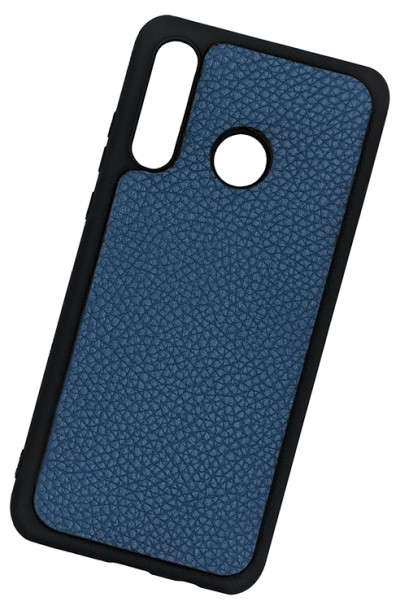 ТПУ накладка для Huawei P30 Lite "Cover Flotar" (зі вставкою з натуральної шкіри) — eCase