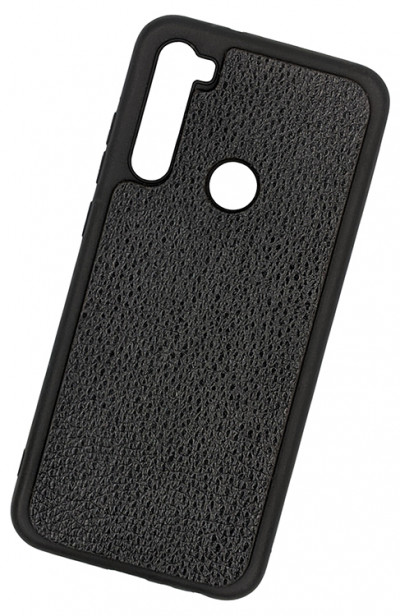 ТПУ накладка для Xiaomi Redmi Note 8 &quot;Cover Flotar&quot; (с вставкой из натуральной кожи) — eCase