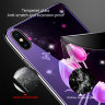 Накладка TPU + Glass Violet для iPhone XS Max фото 4 — eCase