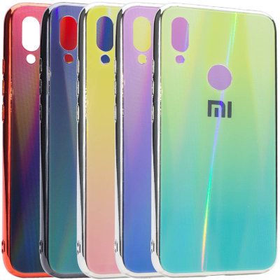 Накладка TPU + Glass Aurora для Xiaomi Redmi Note 7 — eCase