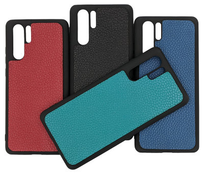 ТПУ накладка для Huawei P30 Pro &quot;Cover Flotar&quot; (с вставкой из натуральной кожи) — eCase