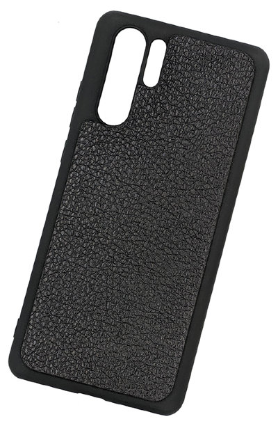 ТПУ накладка для Huawei P30 Pro "Cover Flotar" (зі вставкою з натуральної шкіри) — eCase