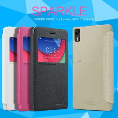 Чохол (книжка) Nillkin Sparkle Series для Lenovo Vibe Shot — eCase