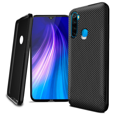 ТПУ накладка Carbon для Xiaomi Redmi Note 8 — eCase
