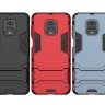 Защитный чехол с ТПУ бампером для Xiaomi Redmi Note 9 Pro Max (c подставкой) фото 1 — eCase