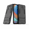 Защитный чехол с ТПУ бампером для Xiaomi Redmi Note 9 Pro Max (c подставкой) фото 6 — eCase