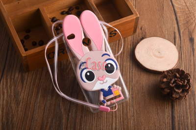 ТПУ чохол Rabbit для Xiaomi Redmi 3X (Рожевий) — eCase