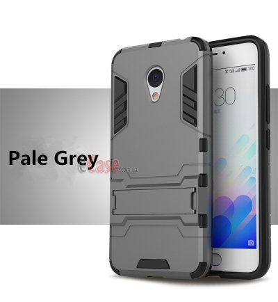 Ударостійка накладка з ТПУ бампером для Meizu M3s (з підставкою) — eCase