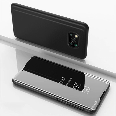 Чехол (книжка) Clear View Mirror для Xiaomi Poco X3 — eCase