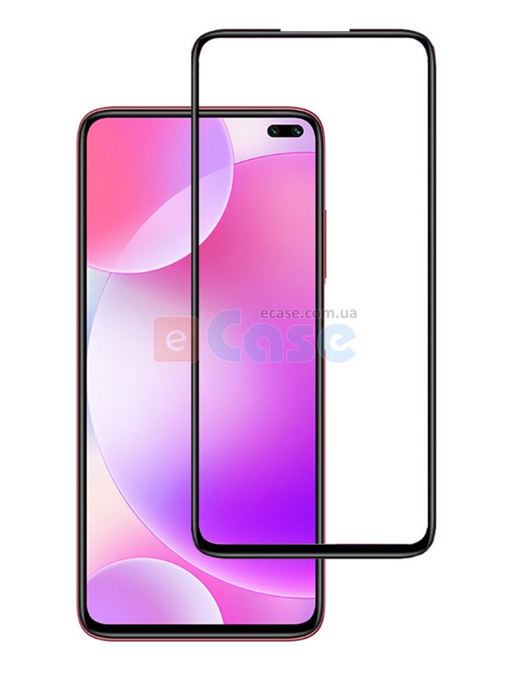 Захисне скло для Xiaomi Redmi K30 (Tempered Glass Frame 2,5 D) з рамкою фото 1 — eCase