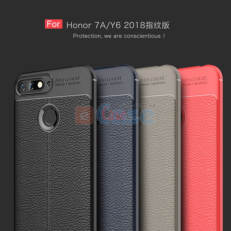 ТПУ накладка Leather для Huawei Y6 Prime 2018 фото 1 — eCase
