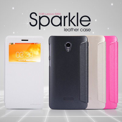 Чохол (книжка) Nillkin Sparkle Series для Lenovo S860 — eCase