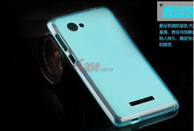 TPU накладка для Lenovo A889 (матовый, однотонный) — eCase