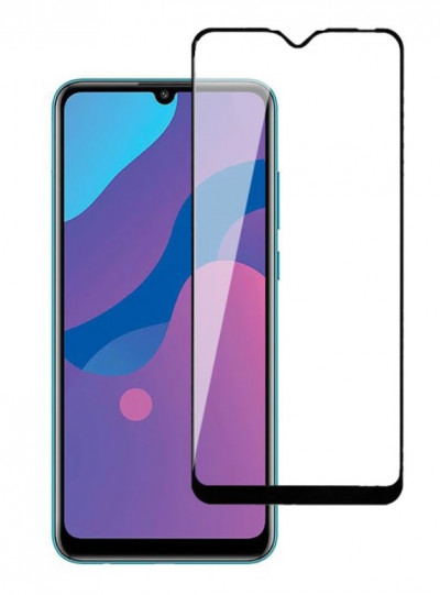 Защитное стекло 4D Full-screen с цветной рамкой для Huawei Honor 9A — eCase