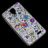 ТПУ накладка Rhinestones з малюнком для Meizu M5S фото 5 — eCase