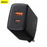 Сетевое зарядное устройство PD Baseus Compact Quick 20W 1 USB + 1 Type-C (3A) фото 1 — eCase