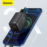 Сетевое зарядное устройство PD Baseus Compact Quick 20W 1 USB + 1 Type-C (3A) фото 2 — eCase