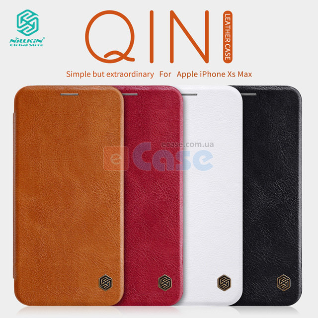 Чохол (книжка) Nillkin Qin для iPhone XS Max фото 1 — eCase