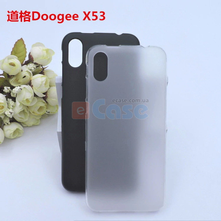 TPU накладка для Doogee X53 (матовый, однотонный) фото 1 — eCase