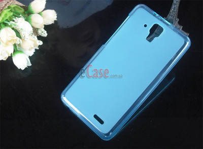 TPU накладка для Lenovo A358t (матовый, однотонный) — eCase