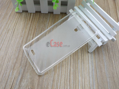 TPU накладка для Lenovo A358t (матовий, однотонний) — eCase