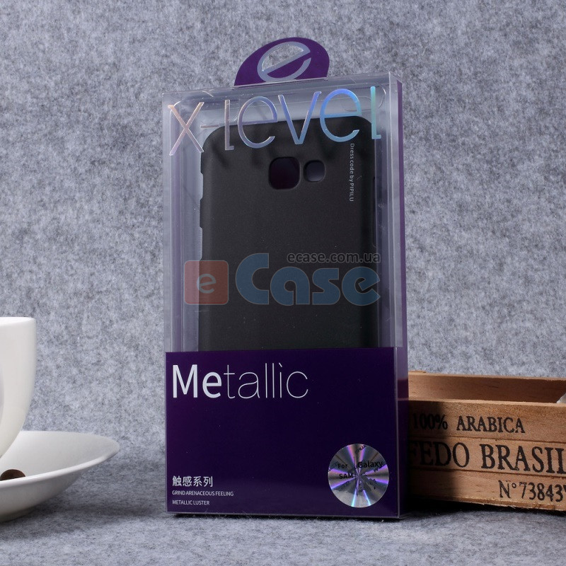 Пластиковая накладка X-level Metallic для Samsung J510 Galaxy J5 2016 фото 1 — eCase