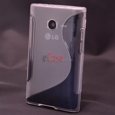 TPU накладка S-Case for LG E400 Optimus L3 — eCase