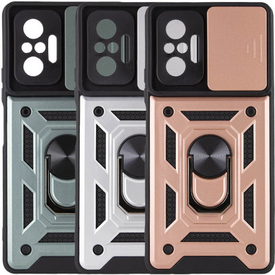 TPU+PC чехол Kvadratic Ring Gate для Xiaomi Redmi Note 10 Pro — eCase