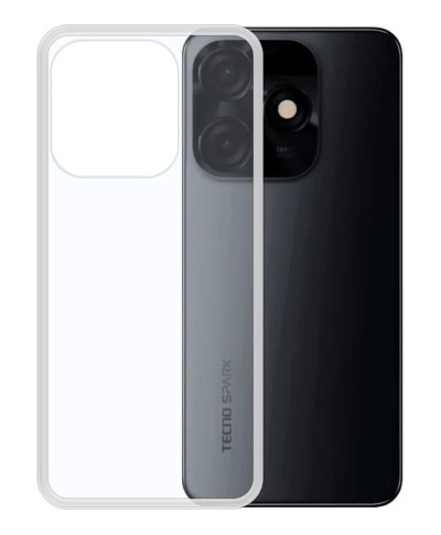 Прозора ТПУ накладка для Tecno Spark 10 EXELINE Crystal (Strong 0,5 мм) — eCase
