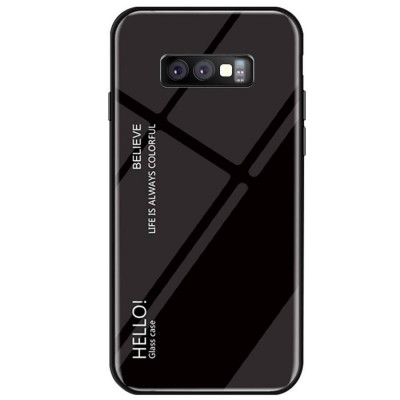 Накладка TPU + Glass Colorful для Samsung Galaxy S10E (G970F) — eCase