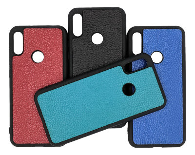 ТПУ накладка для Xiaomi Redmi Note 5 Pro &quot;Cover Flotar&quot; (с вставкой из натуральной кожи) — eCase