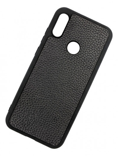 ТПУ накладка для Xiaomi Redmi Note 5 Pro &quot;Cover Flotar&quot; (с вставкой из натуральной кожи) — eCase