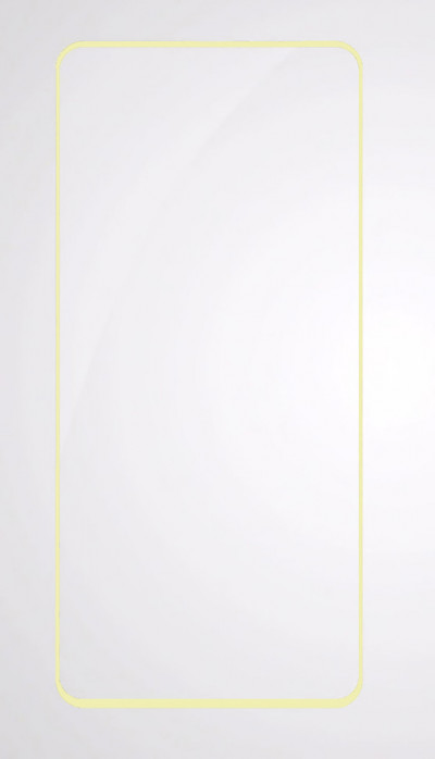 Захисне скло 5D (на весь екран) з кольоровою рамкою для Samsung Galaxy A80 (A805F) — eCase