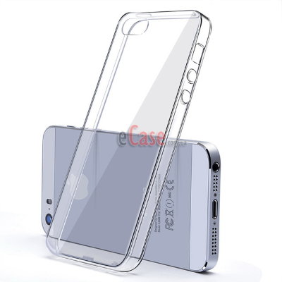 Прозора ТПУ накладка для iPhone 5 / 5S / SE EXELINE Crystal (Strong 0,5 мм) — eCase