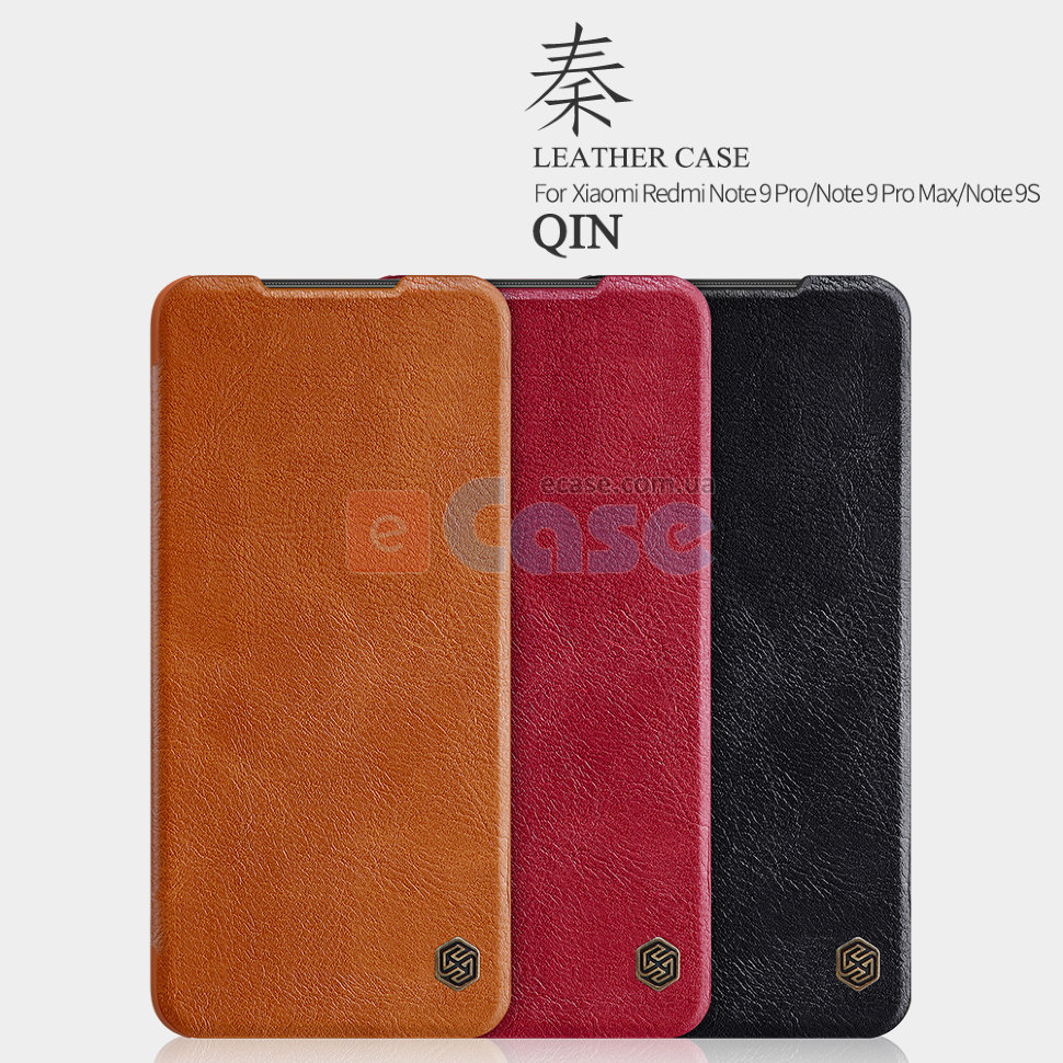 Чехол (книжка) Nillkin Qin для Xiaomi Redmi Note 9 Pro фото 1 — eCase