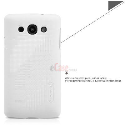 Пластиковая накладка Nillkin Matte для LG L60 Dual X135 + защитная пленка &mdash; eCase