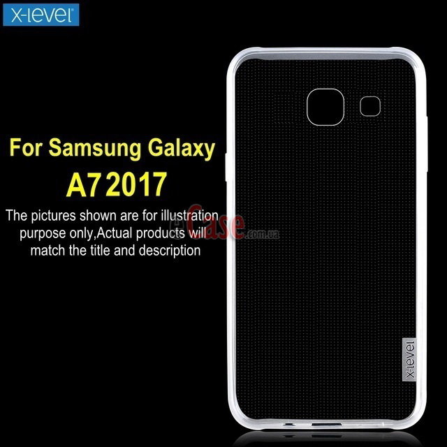 ТПУ накладка (прозора) X-level Antislip для Samsung A720F Galaxy A7 2017 фото 1 — eCase
