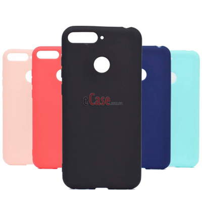 TPU накладка Matte для Huawei Y7 Prime 2018 (однотонна) — eCase