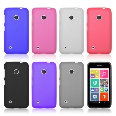 TPU накладка для Nokia Lumia 530 (матовый, однотонный) — eCase