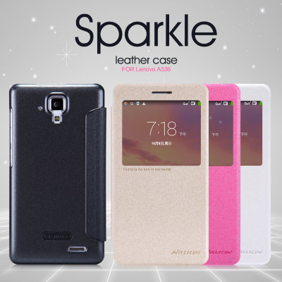 Чохол (книжка) Nillkin Sparkle Series для Lenovo A358t — eCase