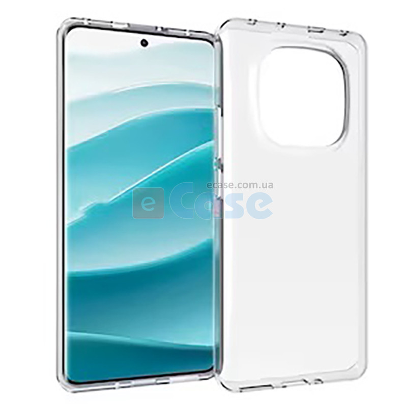 Прозрачная ТПУ накладка для Xiaomi Redmi Note 14 Pro 5G EXELINE Crystal (Strong 0,5мм) фото 1 — eCase