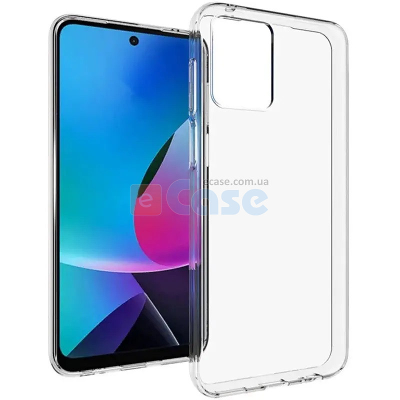 Силиконовый чехол для Motorola Moto G04s (Crystal Clear) фото 1 — eCase