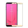 Защитное стекло 5D (на весь экран) с цветной рамкой для Samsung J600 Galaxy J6 2018 фото 3 — eCase