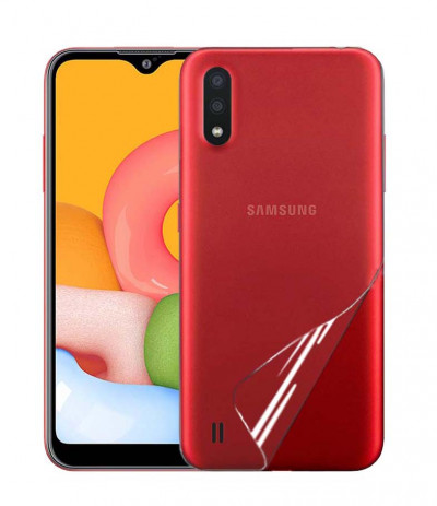 Гидрогелевая пленка на камеру и заднюю панель HD Clear для Samsung Galaxy A01 2020 (A015F) — eCase