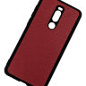 ТПУ накладка для Meizu Note 8 "Cover Flotar" (с вставкой из натуральной кожи) фото 5 — eCase
