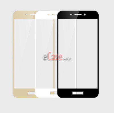 Защитное стекло для Huawei Honor 6A (Tempered Glass Frame 2,5D) с рамкой — eCase