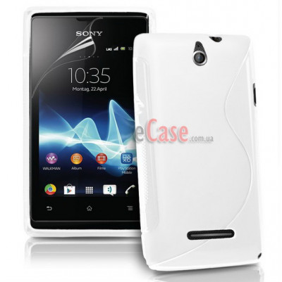 TPU накладка S-Case для Sony Xperia E Dual (C1605) — eCase