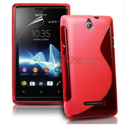 TPU накладка S-Case для Sony Xperia E Dual (C1605) — eCase