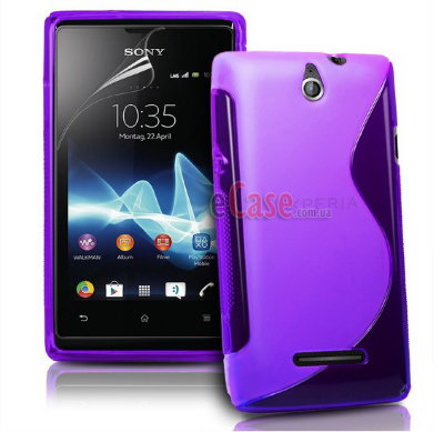 TPU накладка S-Case для Sony Xperia E Dual (C1605) — eCase